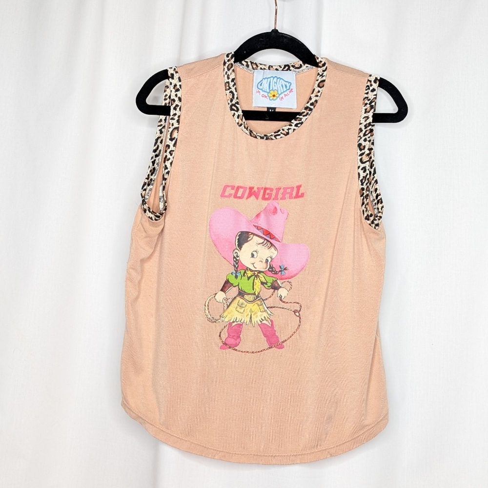 OMighty Cowgirl Crop Top Baby Tank